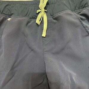 EUC FIGS Space Navy Zamora Jogger Scrub Bottoms Medium Tall